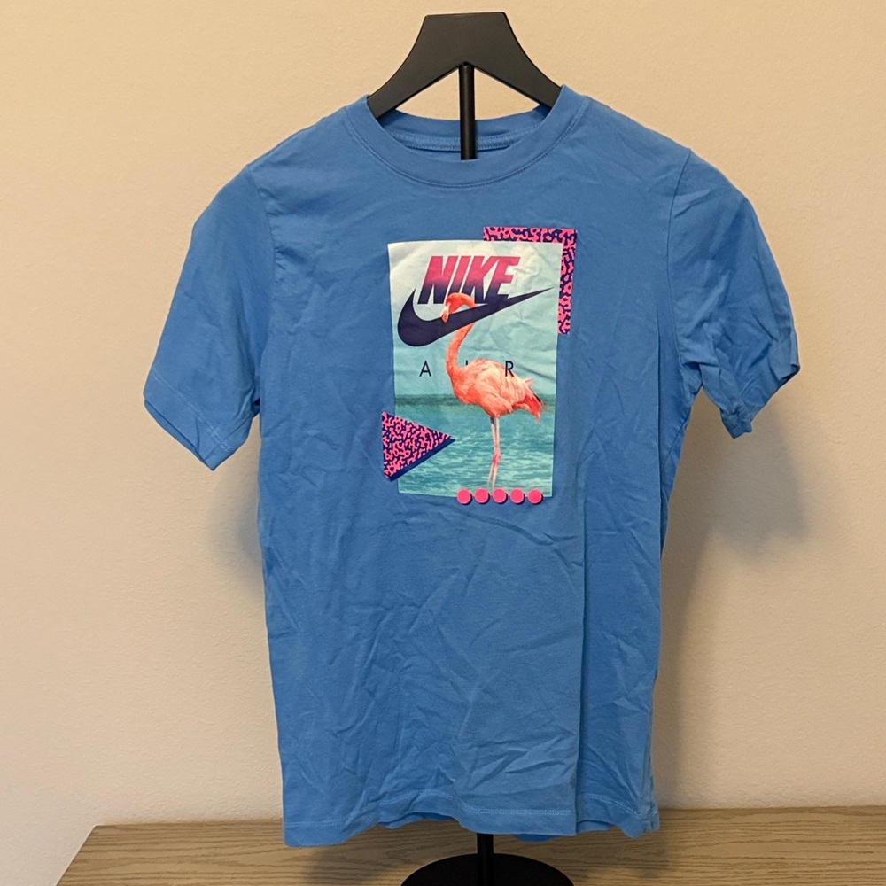 Nike Blue Flamingo Graphic Youth Tee